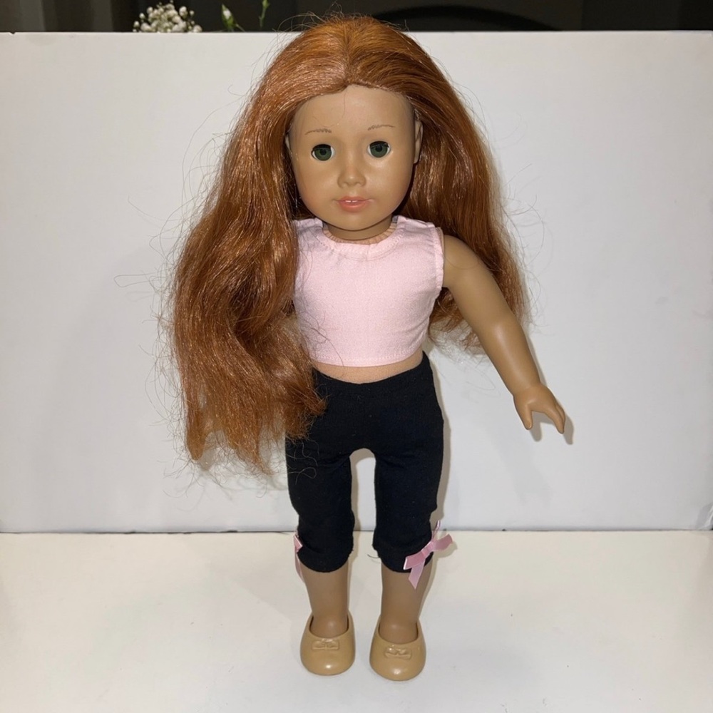 American Girl 2014 RED Hair Green Eyes 18" GIRL Doll TlC